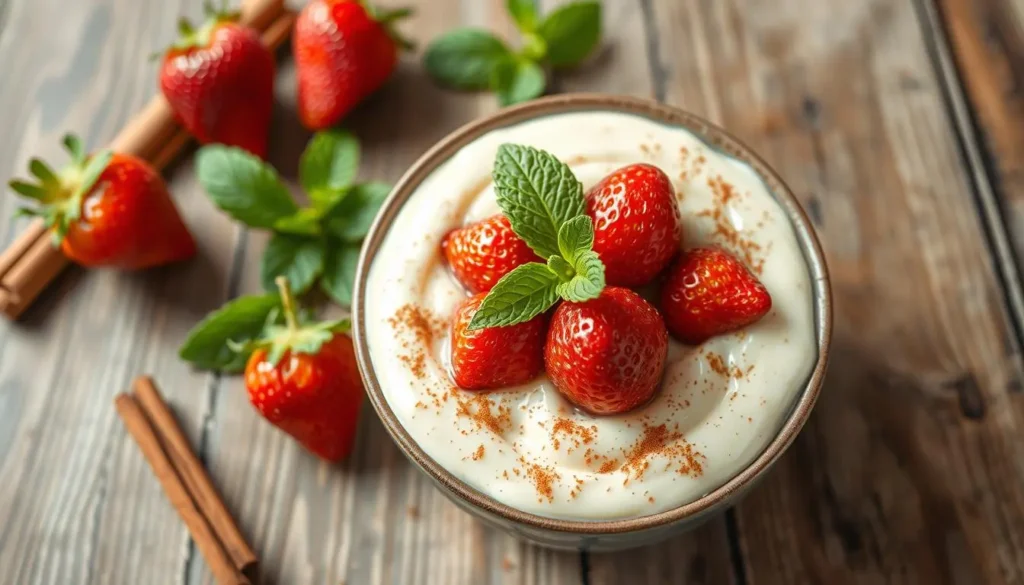 fresas con crema recipe