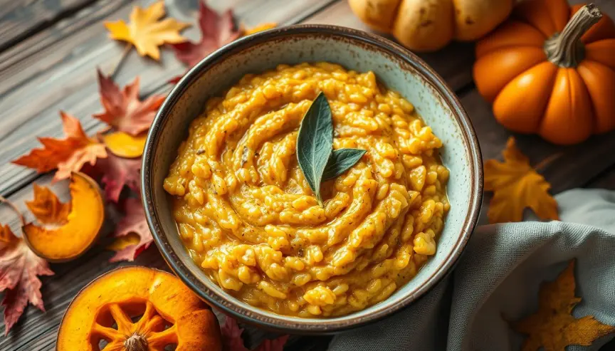 Pumpkin Sage Risotto