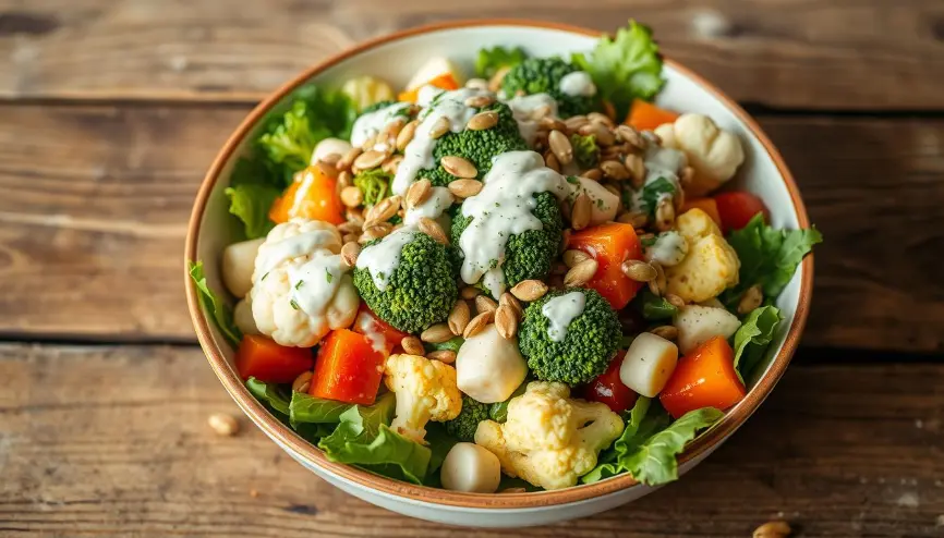 broccoli cauliflower salad recipe