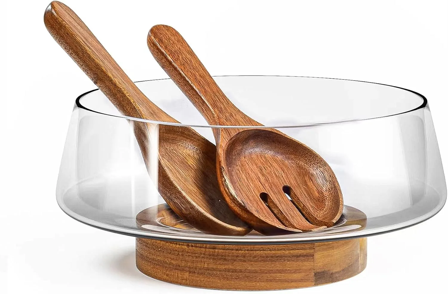 Ad 22 Extra Large Glass Salad Bowl Set