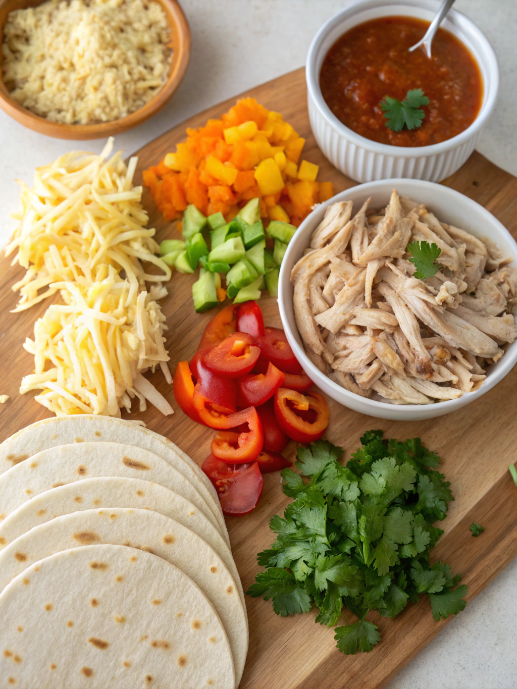 easy chicken enchilada recipe ingredients