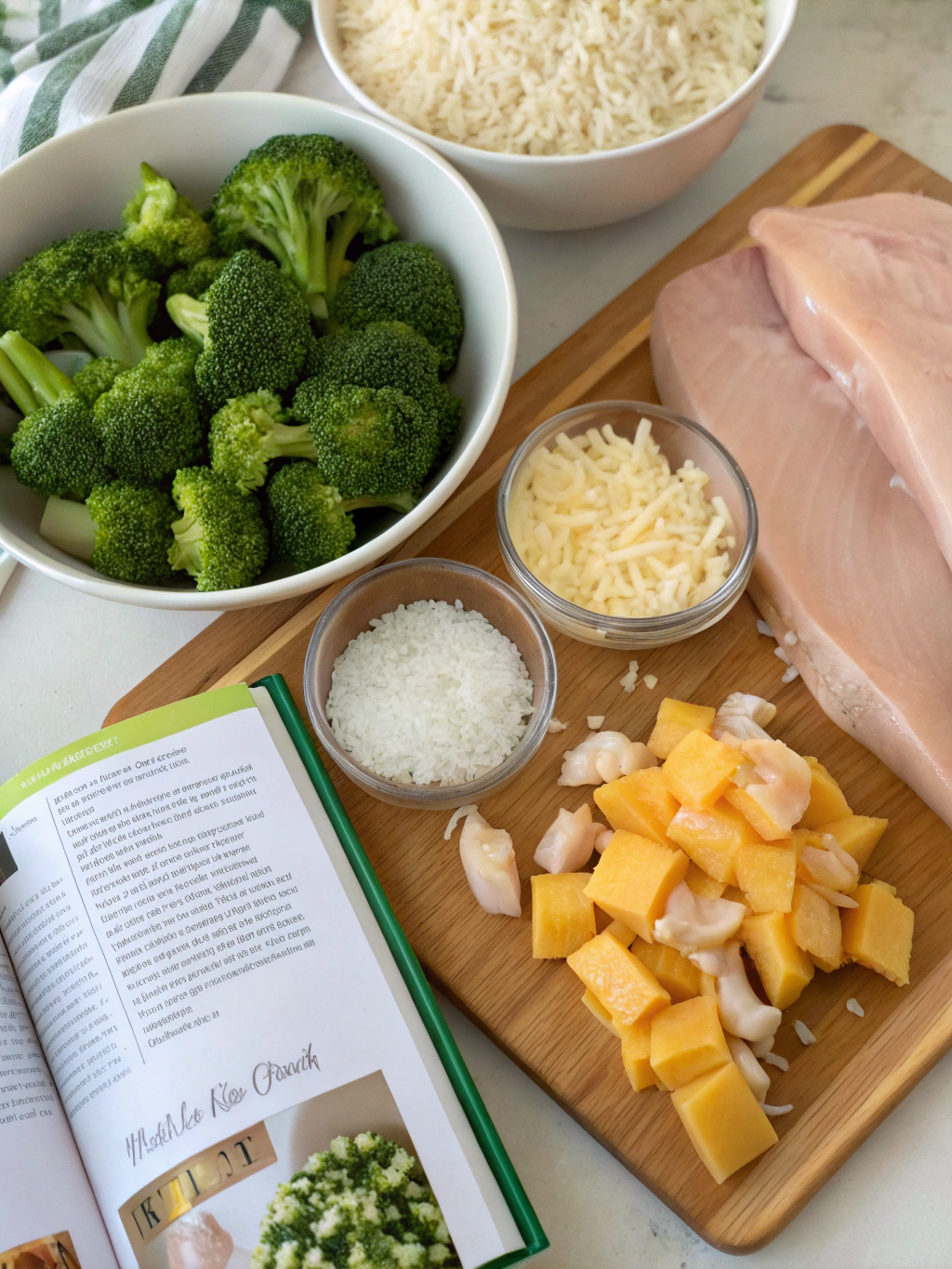 chicken broccoli rice casserole ingredients
