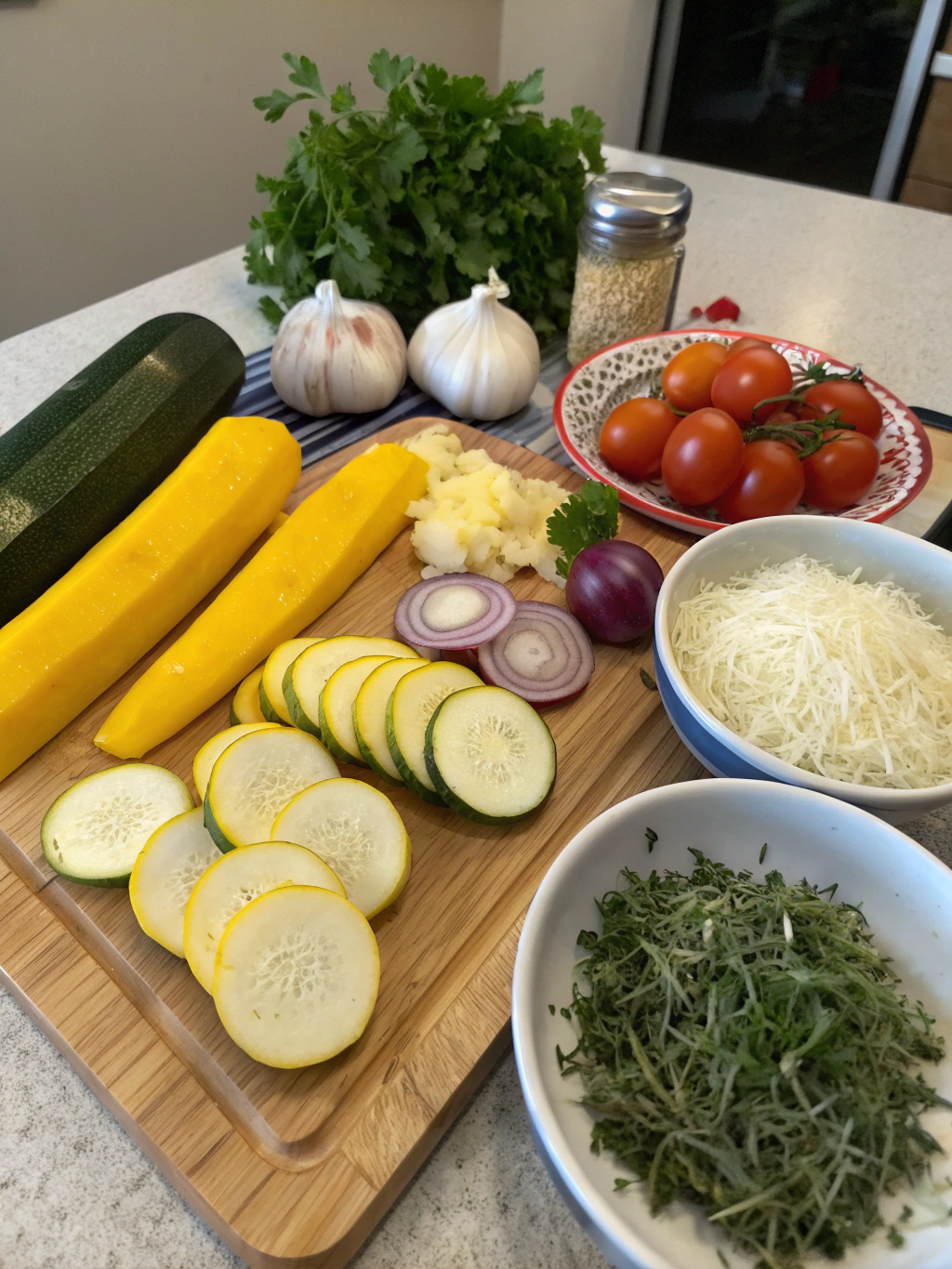 zucchini and squash casserole​ ingredients