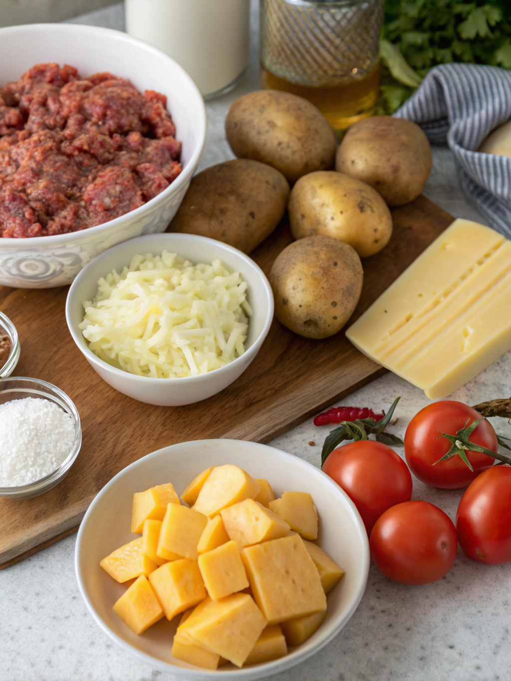 hamburger potato casserole ingredients