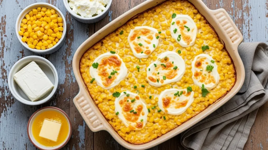 corn casserole with cream cheese​ Ingredients