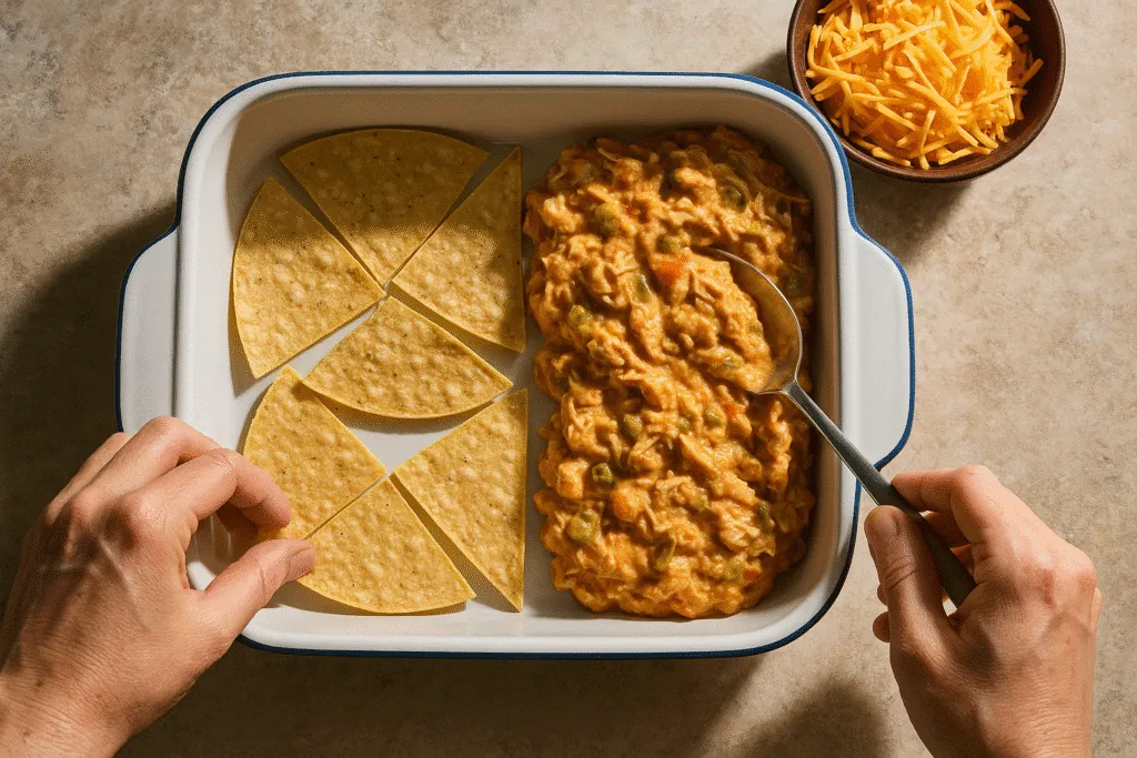 20250508 0229 Layered Casserole Creation Simple Compose 01jtpmnsxrftbap9zx46qbt6jh